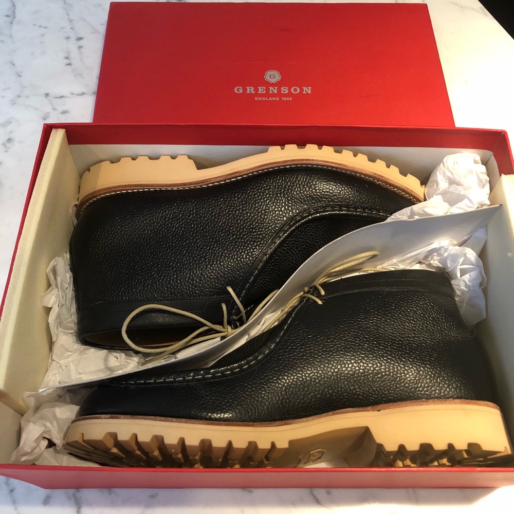 Grenson men’s leather boots.